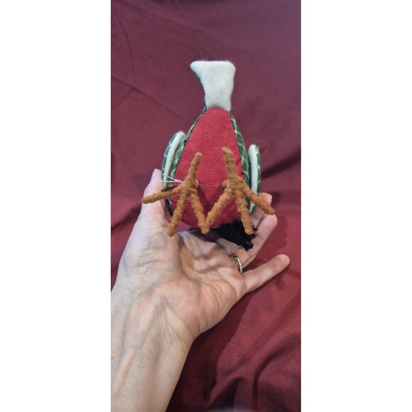 Wondershop Target Spritz Fabric Bird Figurine Maus 2018  Green Plaid Backpack - Picture 7 of 7